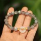 Moonstone Hetian Jade Peace Buckle Healing Bracelet Moonstone Hetian Jade Peace Buckle Healing Bracelet