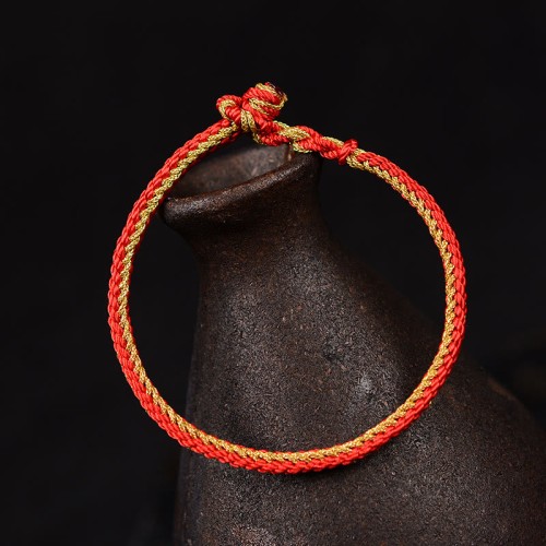 Two-Color Rope Eight Thread Peace Knot Bracelet Two-Color Rope Eight Thread Peace Knot Bracelet