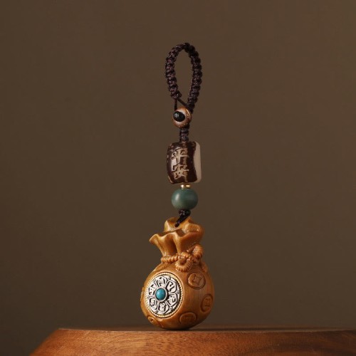 Red Sandalwood Green Sandalwood Money Bag Bracelet Red Sandalwood Green Sandalwood Money Bag Bracelet
