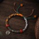 Tibetan Silver Zakiram Goddess Camel Bone Protection Bracelet Tibetan Silver Zakiram Goddess Camel Bone Protection Bracelet