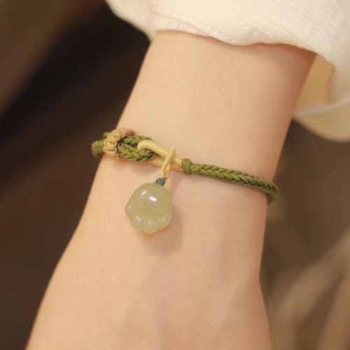 Jade Cat Paw Luck Abundance Bracelet