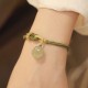 Jade Cat Paw Luck Abundance Bracelet