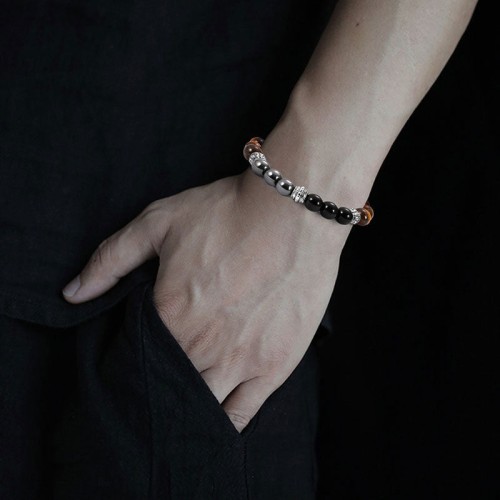 Tiger Eye Hematite Good Luck Bracelet