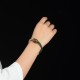 Handmade Tibetan Nine-Eye Dzi Bead Wealth Rope Bracelet Handmade Tibetan Nine-Eye Dzi Bead Wealth Rope Bracelet