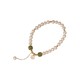 Natural Pearl Hetian Jade Happiness Wisdom Bracelet