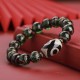 Tibetan Nine-Eye Dzi Bead Wealth Bracelet Tibetan Nine-Eye Dzi Bead Wealth Bracelet