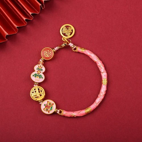 Tibetan Gourd Fortune Happiness Lion Wealth Bracelet