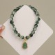 Green Phantom Confidence Gourd Buddha Charm Bracelet