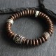 Tibetan Coconut Shell Om Mani Padme Hum Bracelet Tibetan Coconut Shell Om Mani Padme Hum Bracelet