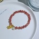 Dragon Strawberry Quartz Pearl Protection Bracelet Dragon Strawberry Quartz Pearl Protection Bracelet