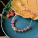 Strawberry Quartz Moonstone Positive Bracelet Strawberry Quartz Moonstone Positive Bracelet