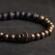 Lava Rock Copper Balance Cuff Bangle