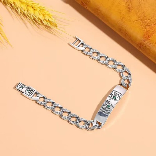 Tiger Copper Luck Cuff Bracelet