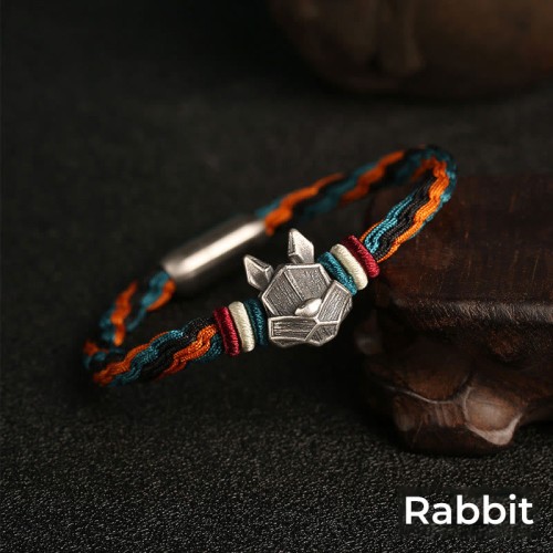 Sterling Silver Dragon Zodiac Protection Bracelet