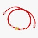 Handmade 925 Silver Peach Blossom Chalcedony Luck Bracelet Handmade 925 Silver Peach Blossom Chalcedony Luck Bracelet