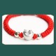 999 Sterling Silver Red Rope Kids Luck Bracelet 999 Sterling Silver Red Rope Kids Luck Bracelet