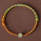 Colorful Rope Jade Bead Abundance Bracelet