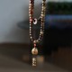 108 Mala Beads Dunhuang Bodhi Seed Dzi Bead Evil Spirits Bracelet 108 Mala Beads Dunhuang Bodhi Seed Dzi Bead Evil Spirits Bracelet