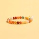 14K Gold Plated Golden Silk Jade Peace Buckle Bracelet 14K Gold Plated Golden Silk Jade Peace Buckle Bracelet