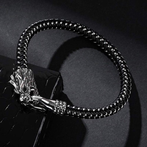 Dragon Titanium Steel Luck Bracelet