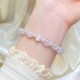 925 Sterling Silver Amethyst Cat's Eye Spiritual Star Bracelet 925 Sterling Silver Amethyst Cat's Eye Spiritual Star Bracelet