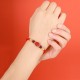 Year of the Dragon 925 Silver Cinnabar Auspicious Bracelet Year of the Dragon 925 Silver Cinnabar Auspicious Bracelet