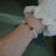 Natural Pearl Hetian Jade Happiness Wisdom Bracelet