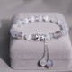 Cat's Eye Moonstone Strawberry Quartz PiXiu Bracelet Cat's Eye Moonstone Strawberry Quartz PiXiu Bracelet