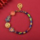 Tibetan Gourd Fortune Happiness Lion Wealth Bracelet