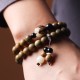 Green Sandalwood Bodhi Seed Lotus Soothing Bracelet Green Sandalwood Bodhi Seed Lotus Soothing Bracelet