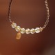 925 Silver Natural Jade Gourd Rutilated Quartz Fu Character Bracelet 925 Silver Natural Jade Gourd Rutilated Quartz Fu Character Bracelet