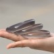 Natural Gray Chalcedony Harmony Bangle Natural Gray Chalcedony Harmony Bangle