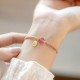 Red Agate Jade Lotus Confidence Bracelet Red Agate Jade Lotus Confidence Bracelet