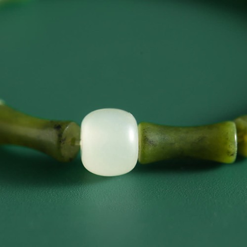 Green Bamboo Jade Luck Bracelet Green Bamboo Jade Luck Bracelet