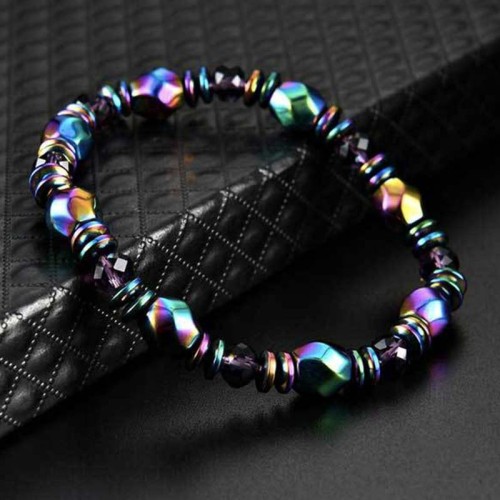 Rainbow Hematite Wellness Bracelet Rainbow Hematite Wellness Bracelet