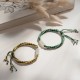 White Jade Bamboo Reincarnation Knot Bracelet White Jade Bamboo Reincarnation Knot Bracelet