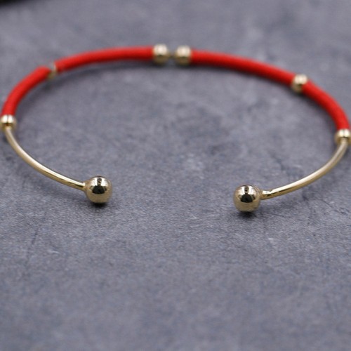 Red String Blessing Protection Cuff Bracelet Red String Blessing Protection Cuff Bracelet