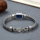 Blue Acrylic Dragon Keel Wealth Bracelet