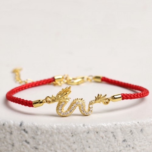 Dragon Auspicious Golden Luck Bracelet Dragon Auspicious Golden Luck Bracelet