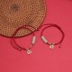 Jade Fu Character Charm Luck Red Rope Bracelet