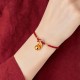 Handmade Fu Character Luck Happiness Bell Bracelet Handmade Fu Character Luck Happiness Bell Bracelet