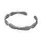Angel Wings Feather Pattern Luck Cuff Bracelet Angel Wings Feather Pattern Luck Cuff Bracelet