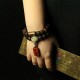 Tibetan Yak Bone Dzi Bead Turquoise Evil Spirit Bracelet Tibetan Yak Bone Dzi Bead Turquoise Evil Spirit Bracelet