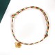 Fu Character Peace and Joy Luck Handmade Multicolored Bracelet