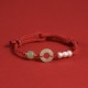 Hetian Jade Pearl Peace Luck Bracelet