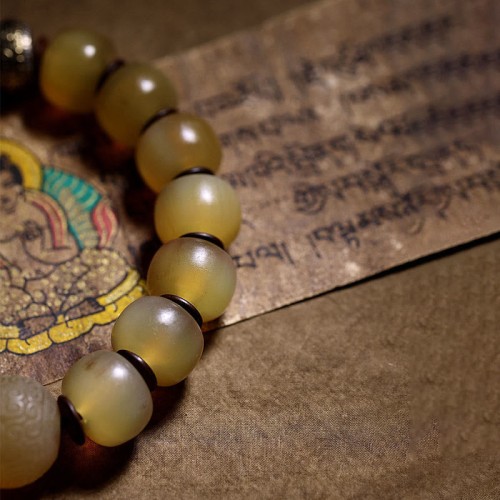 Sheep Horn Om Mani Padme Hum Auspicious Bracelet Sheep Horn Om Mani Padme Hum Auspicious Bracelet