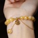 Citrine Fu Character Happiness Bracelet
