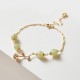 Gold Plated Hetian Jade Golden Rose Luck Bracelet Gold Plated Hetian Jade Golden Rose Luck Bracelet