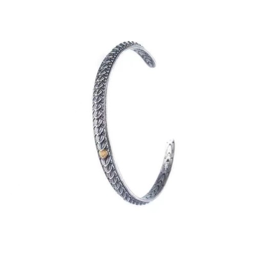 Vintage Dragon Scales Luck Wealth Cuff Bracelet Vintage Dragon Scales Luck Wealth Cuff Bracelet