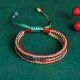 Tibetan Rainbow Protection Braided String Bracelet Tibetan Rainbow Protection Braided String Bracelet